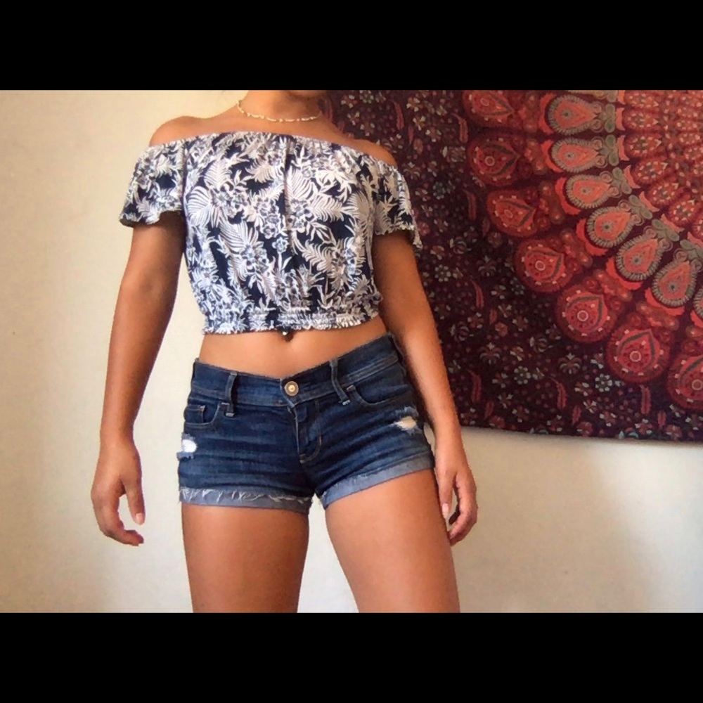 FLORAL OFF THE SHOULDER
